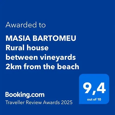 Masia Bartomeu Rural House Between Vineyards 2km From The Holiday home